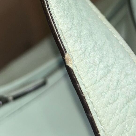 Coach Green Shoulder Bag Spacious Hobo North-South Style Soft Leather - Picture 9 of 13